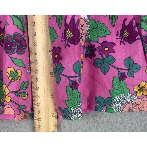 Janie and Jack Smocked 18-24 months Pink Dress Phlox Pink Floral Pattern Flowers - Picture 5 of 8